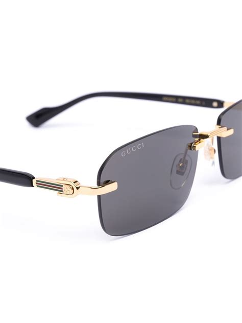 gucci no frame sunglasses|unisex gucci glasses.